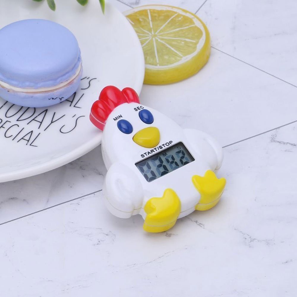 Kitchen Electronic Chicken Timer LCD Digital Display Birthday Present Tools JQ