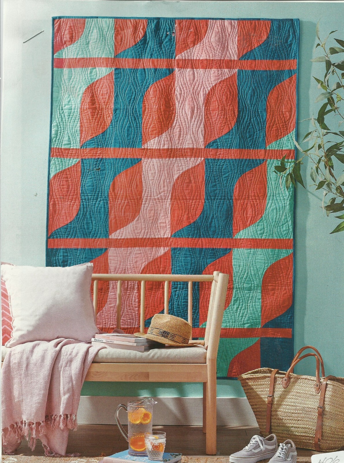 B0521  CASCADES  QUILT PATTERN/INSTRUCTIONS