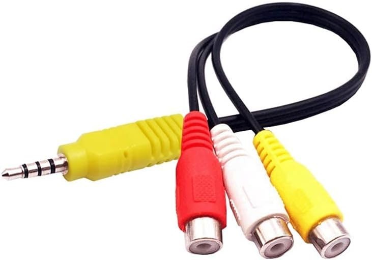 AV Composite Adapter for TCL TV - Connect Multiple Devices Seamlessly