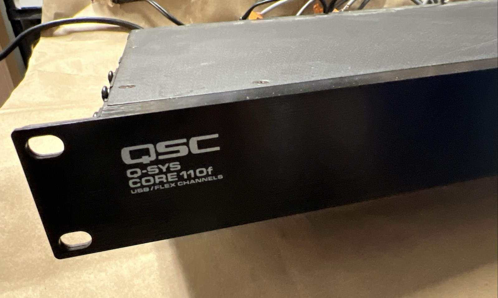 QSC Q-SYS Core 110f Digital Signal Processor USB/Flex Channels