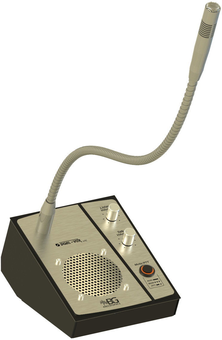 B&G ELECTRONICS MODEL LTC-06 DUAL-WAY WINDOW COUNTER INTERCOM SYSTEM