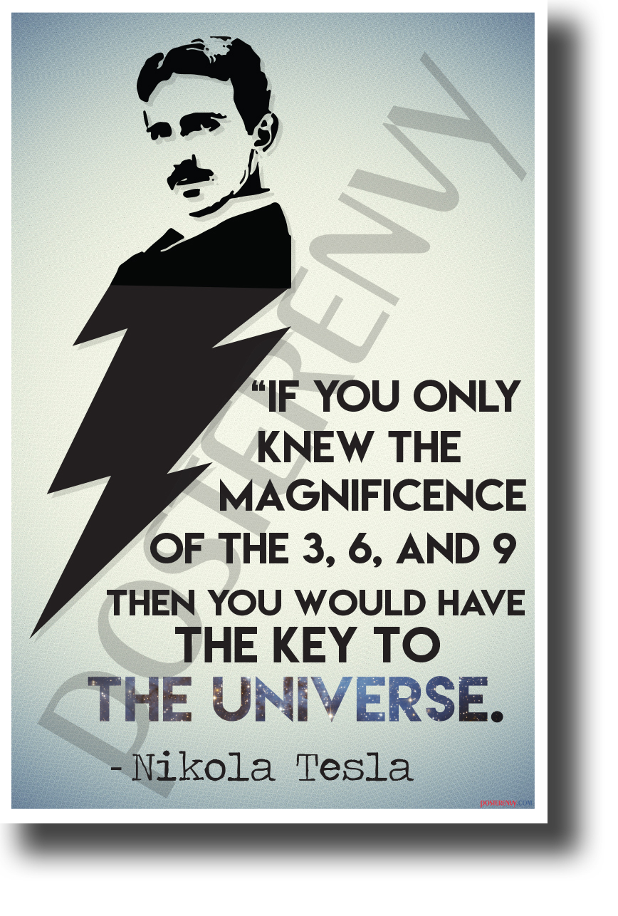 If you only knew the magnificence of the 3... Nikola Tesla - NEW POSTER (fp454)