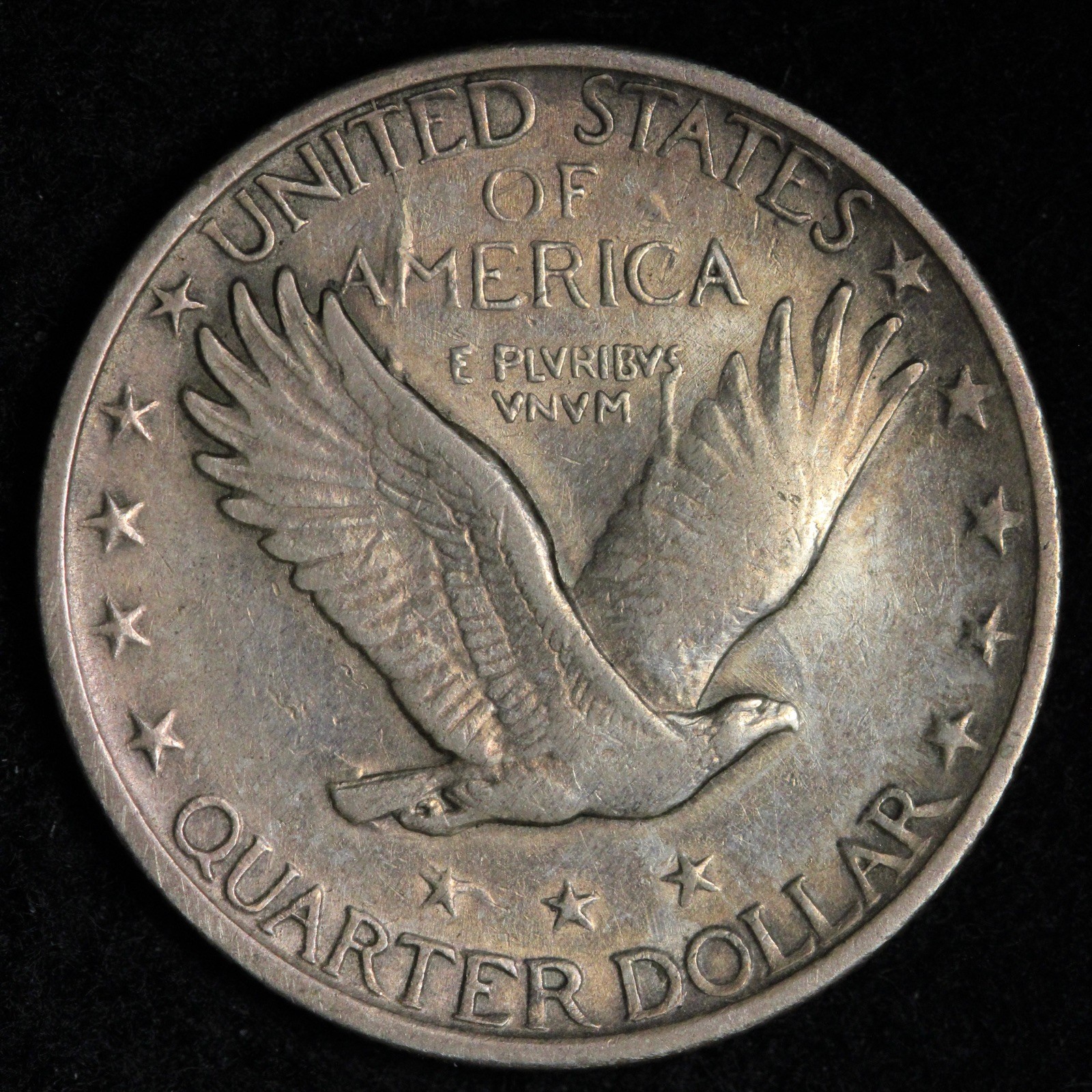 1920 Standing Liberty Silver Quarter AU+ E267 DRWBG