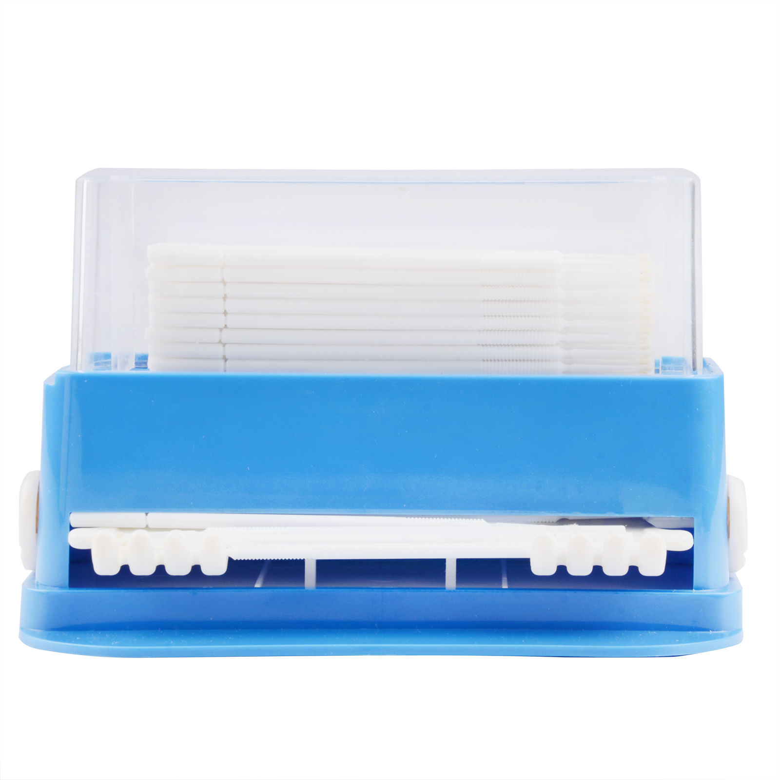 Dental Dispenser Applicator Micro Brush Tips Cotton Roll Dispenser Holder Blue
