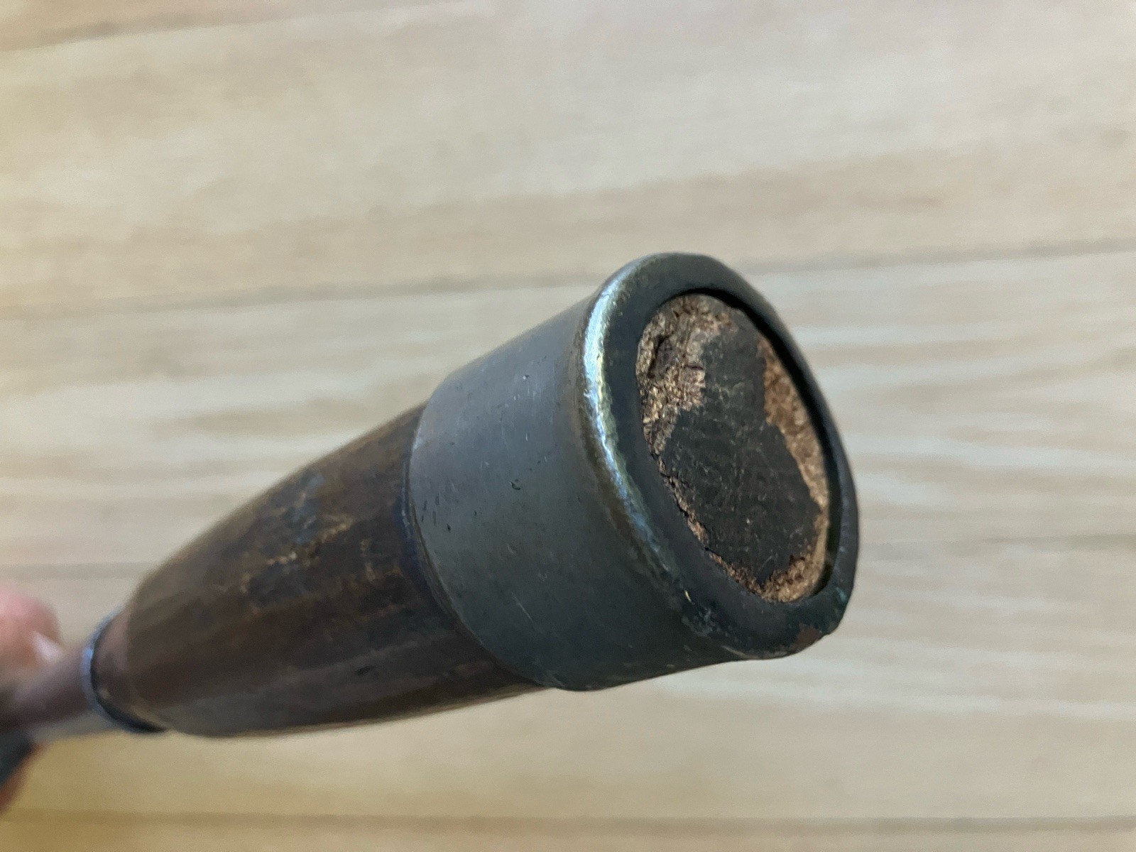 BUCK BROS 1" BEVELED SOCKET CHISEL VINTAGE WOODWORKING SHOP