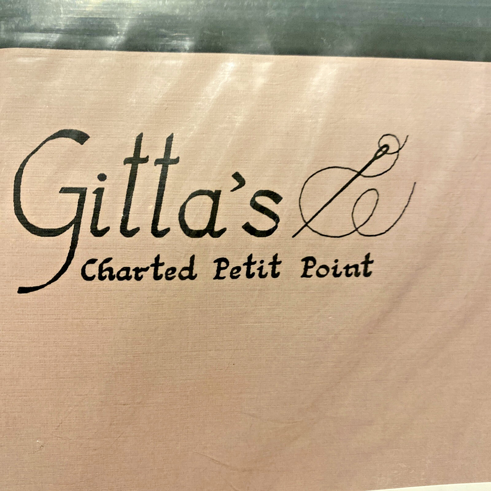 Gitta's Charted Petit Point Pattern Only - Lilacs