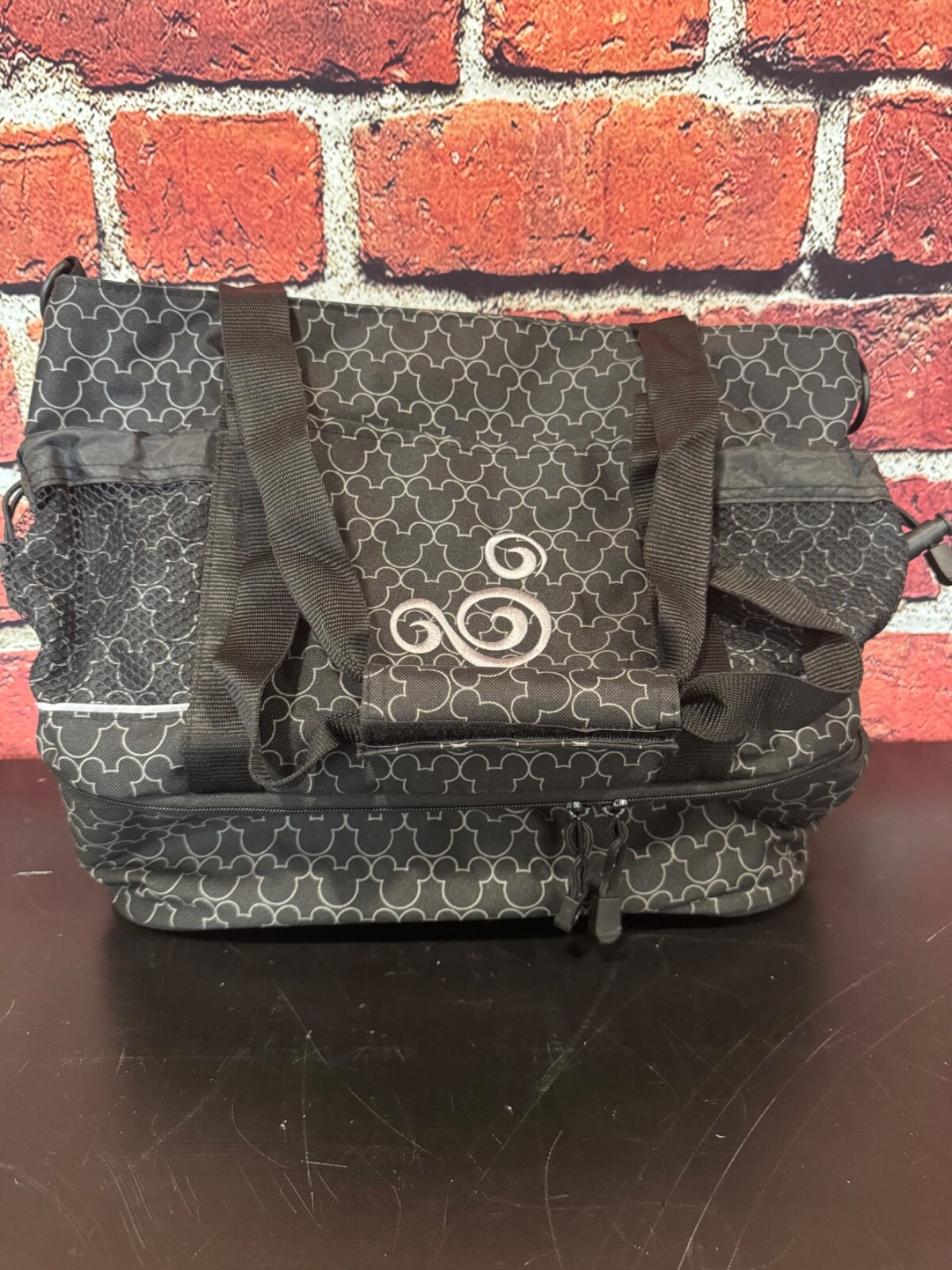 DISNEY Mickey Mouse  Embroidered Tote Bag with Cooler Compartment NEW