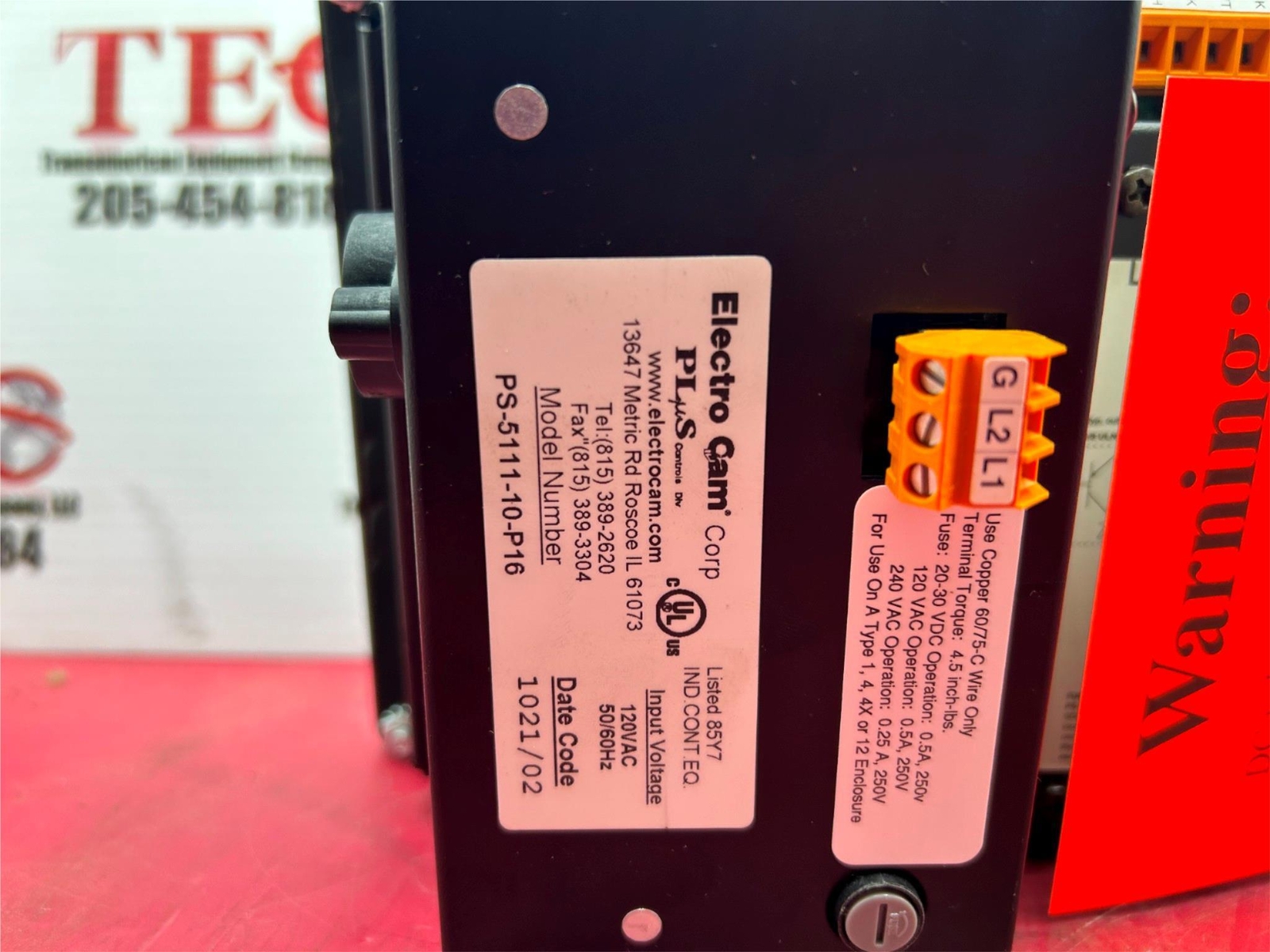 Electro Cam PS-5111-10-P16 Automation Switch
