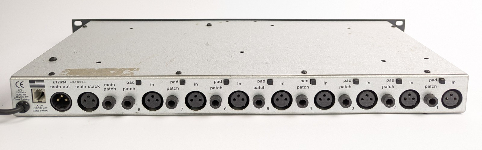 biamp Advantage One Microphone Mixer E17934