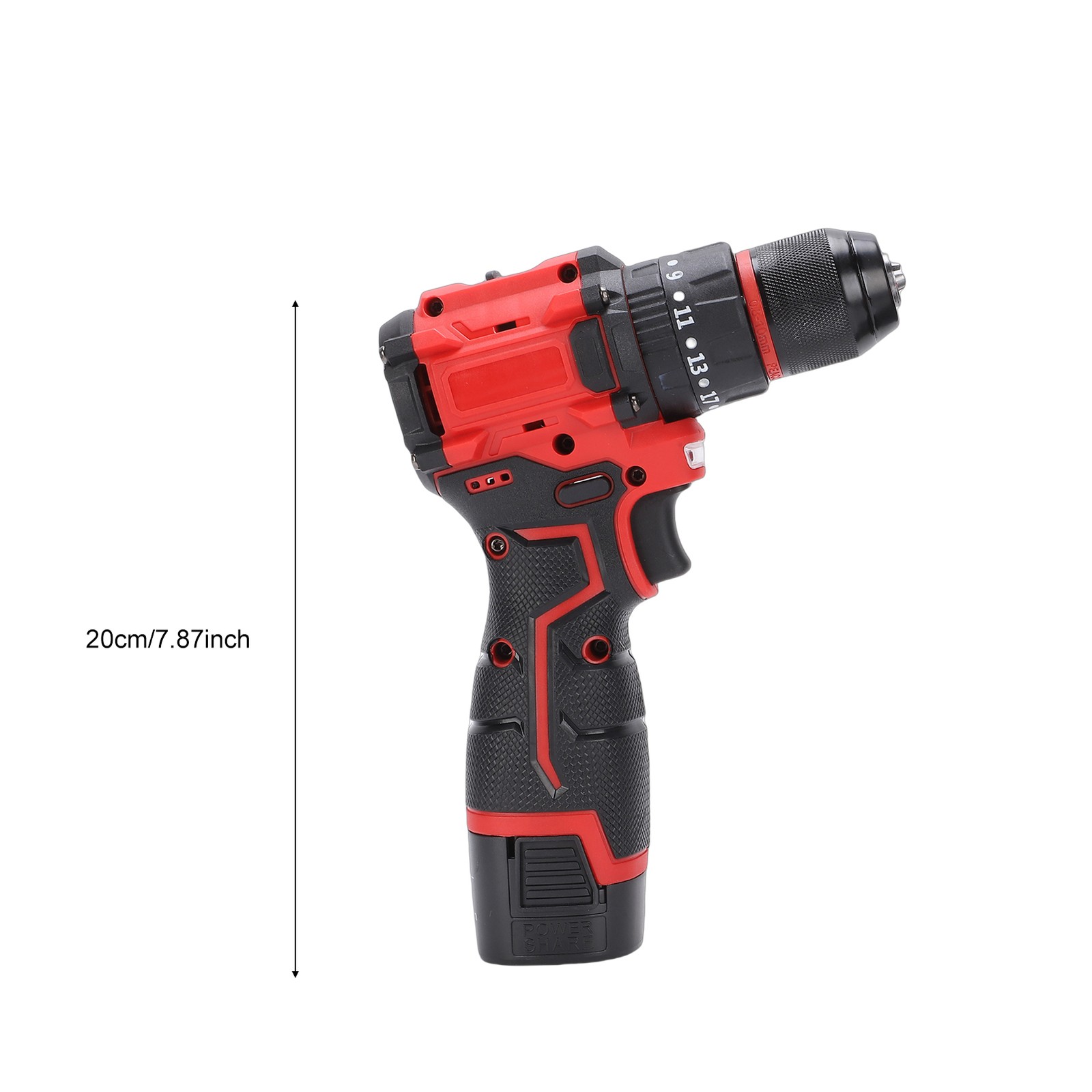 Cordless Drill Combo Kit 16.8V Brushless Design LED Work Light Drill Driver Kit