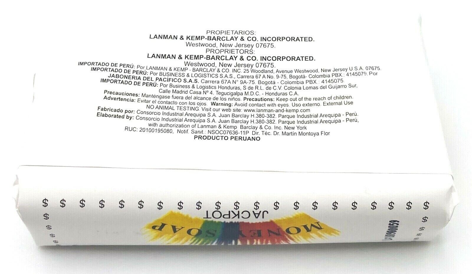 Money Soap by Murray & Lanman. DOES NOT HAVE MONEY INSIDE