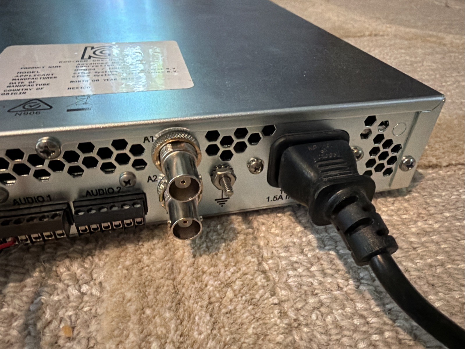 Cisco D9854-I Advanced Program Receiver DVB-S/S2 SDI HD-SDI Powers On Untested