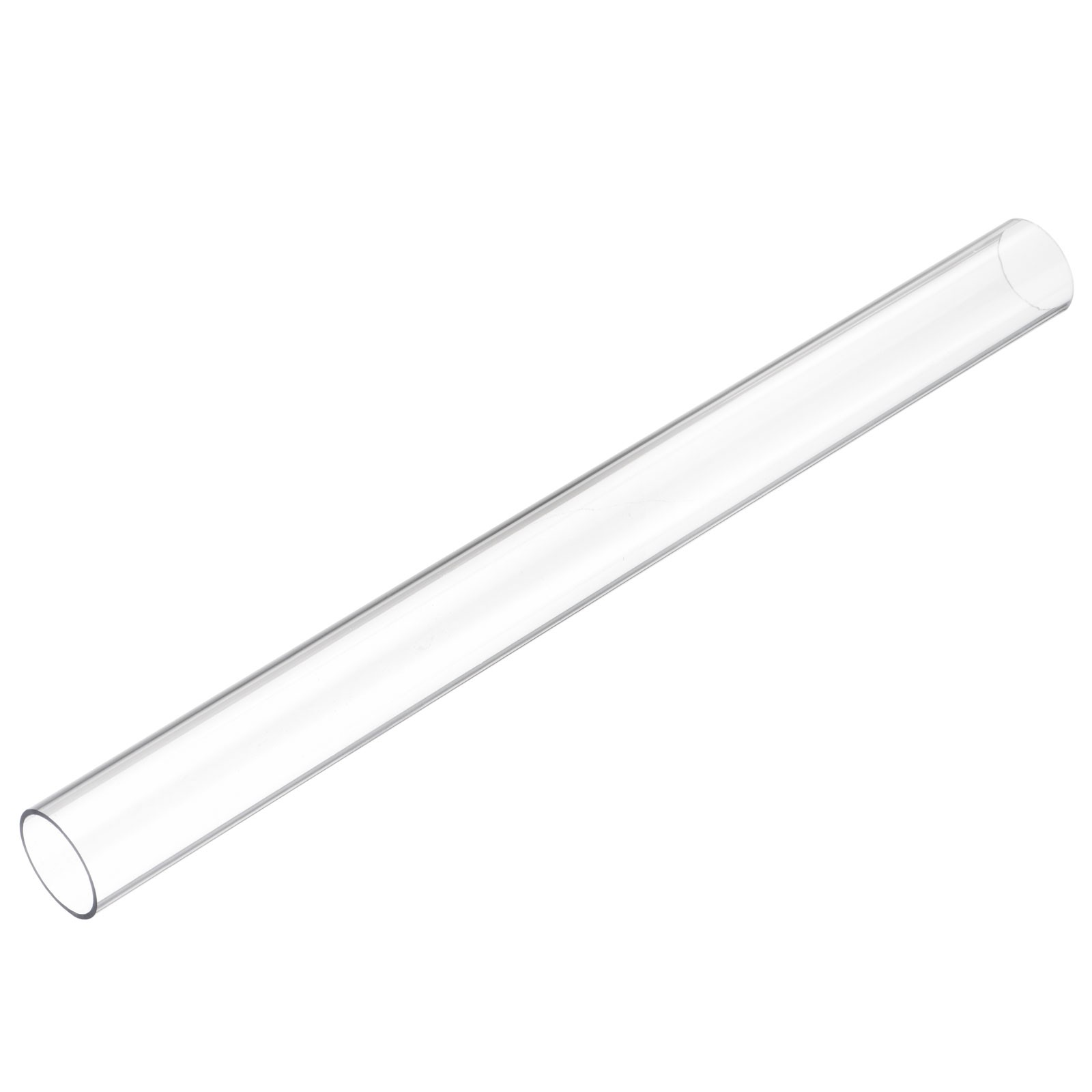 Rigid Round Clear Tubing 24mm ID x 27mm OD x 305mm Length Plastic Tube