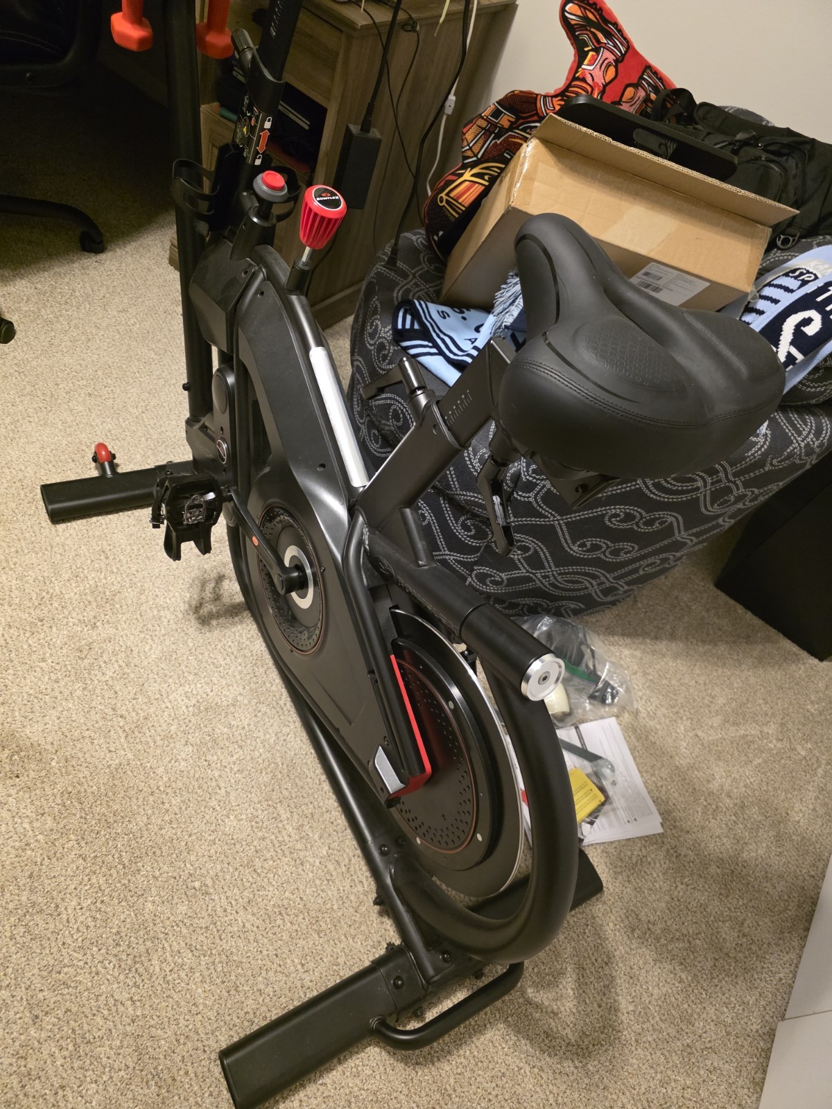 Bowflex VeloCore Upright Exercise Bike 16" Touchscreen Magnetic Resistance Black
