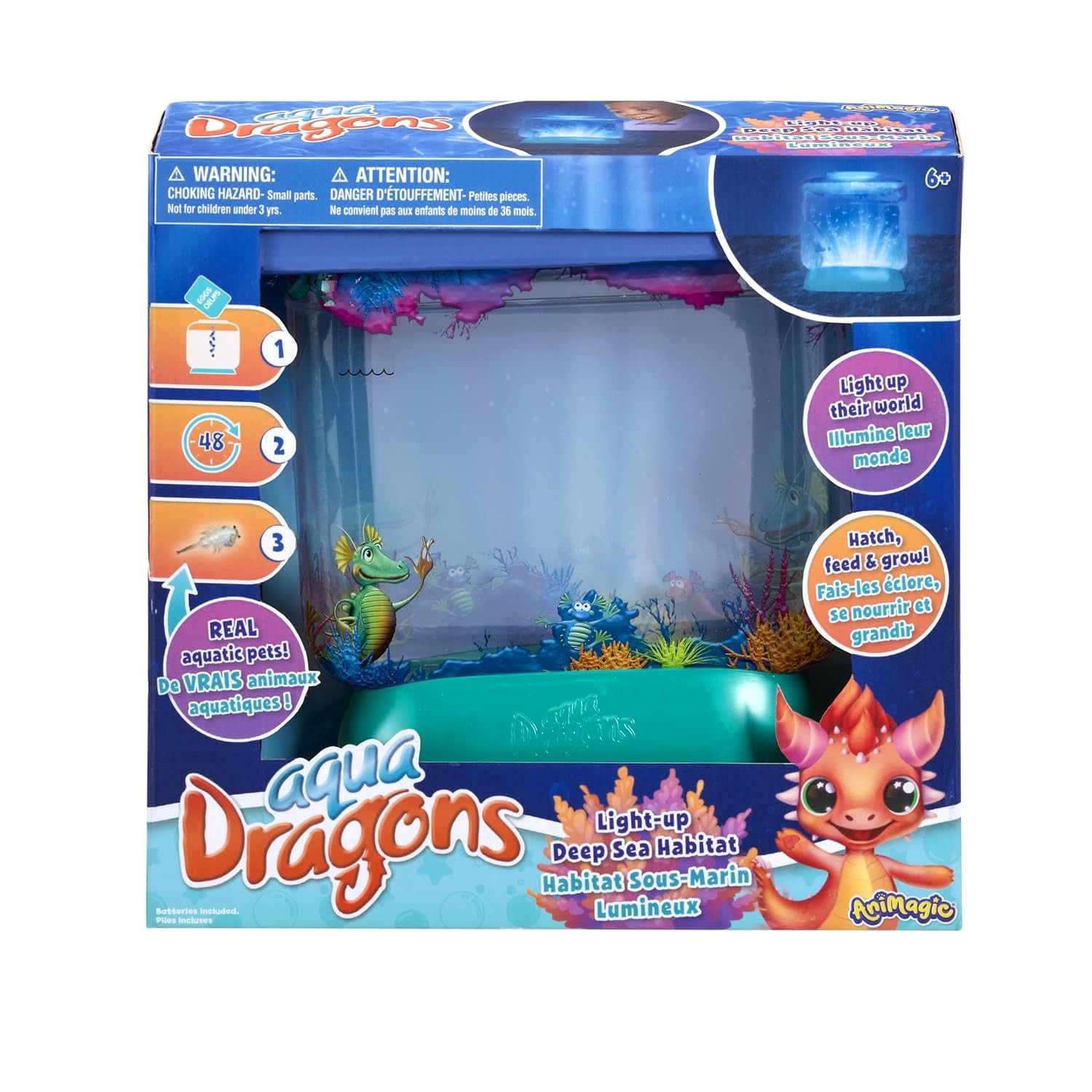 Animagic Aqua Dragons Deep Sea Aquarium Habitat Kit Build Your Own Aquatic
