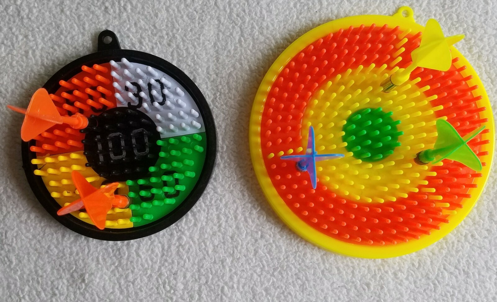Small Dart Set ~  Lot of 2 ~ Bright Colors~ Safety Darts ~ Arcady.