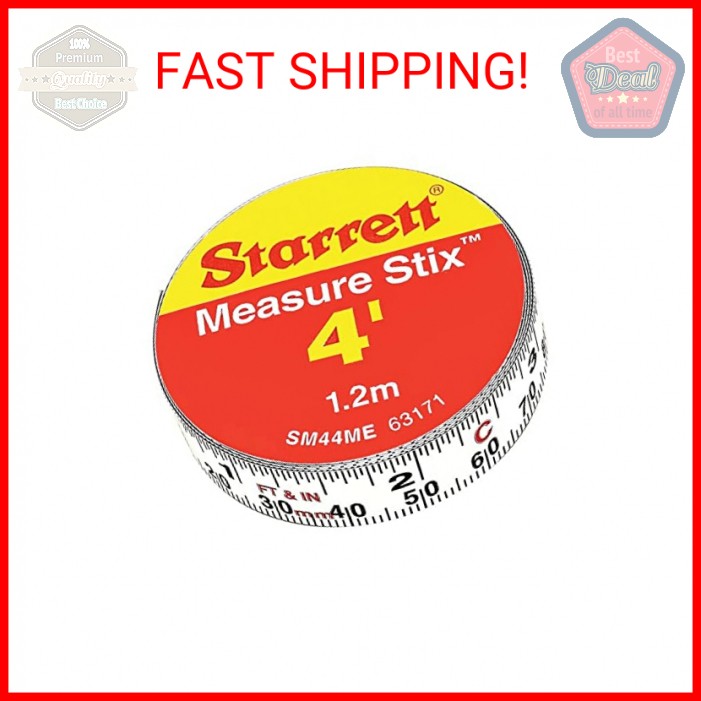 Starrett Tape Measure Stix with Adhesive Backing - Mount to Work Bench, Saw and