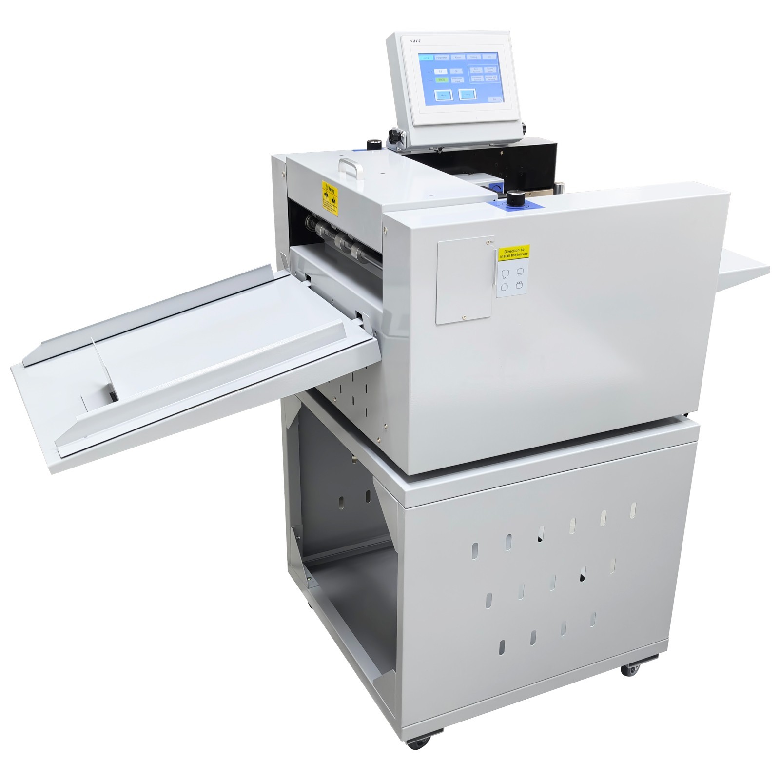 110V 13in Digital Creasing Machine Full Automatic Creasing Machine Touch Screen