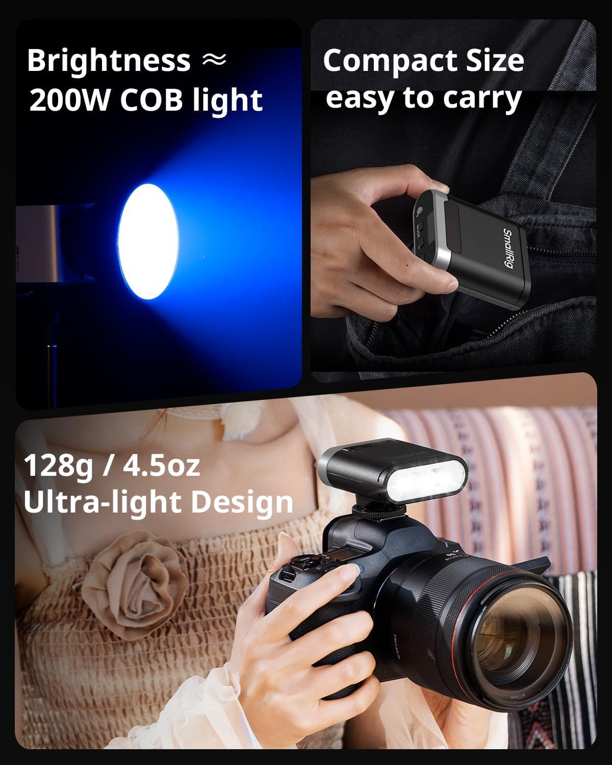 SmallRig RS20 Mini Camera Flash for Sony for Canon