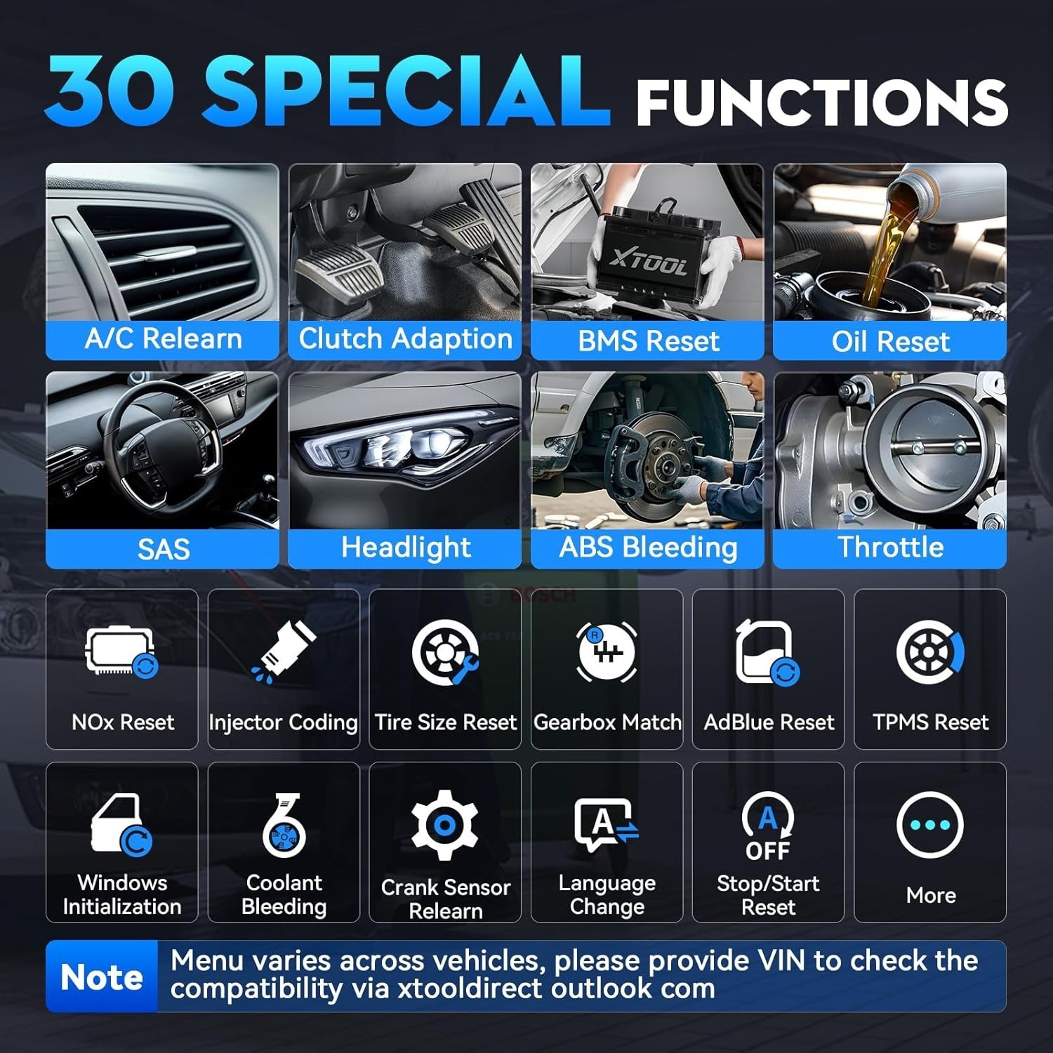 2026 XTOOL D6S OBD2 Scanner Full System Diagnostic Tool 30+ Resets Free Update
