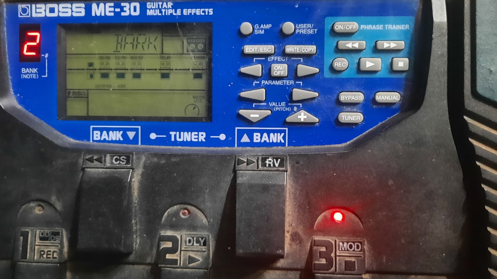 BOSS ME-30 Multi-Effects Guitar Processor - Unit Only - Works