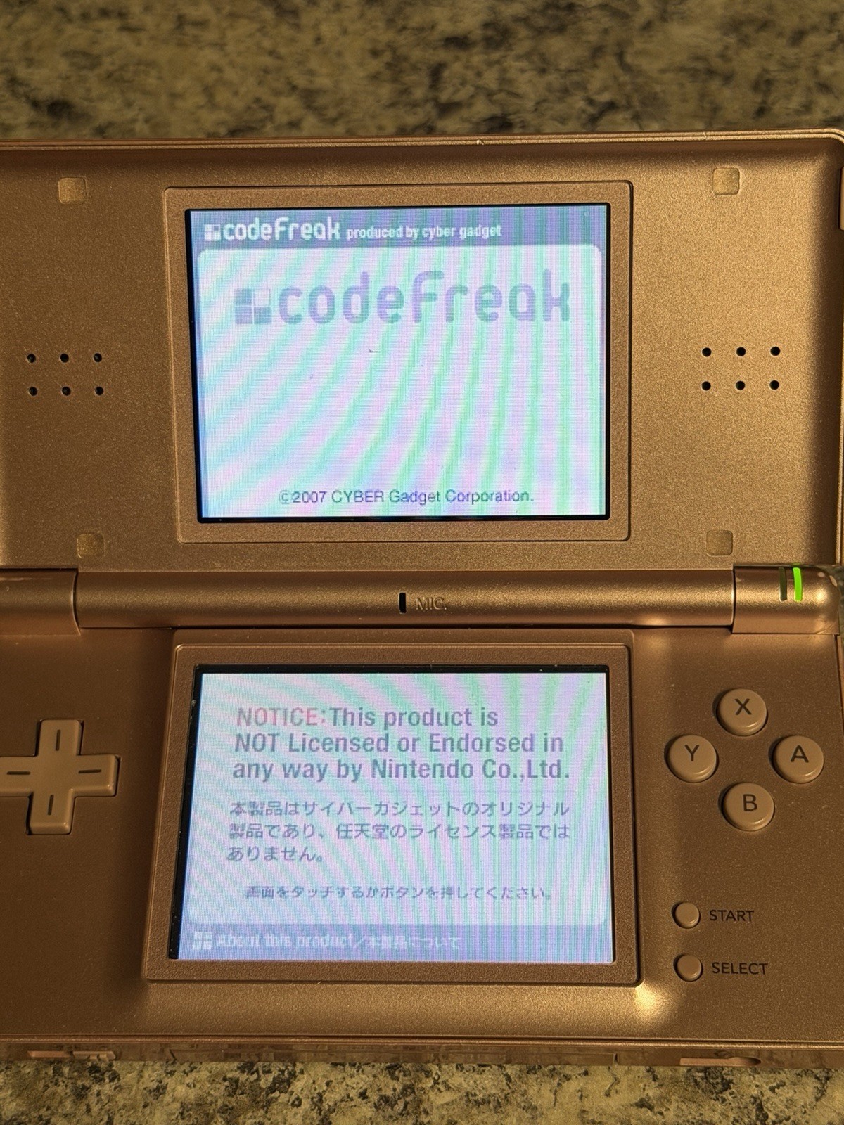 CodeFreak Nintendo DS Cheat Device Save Editor Tested Working Japan