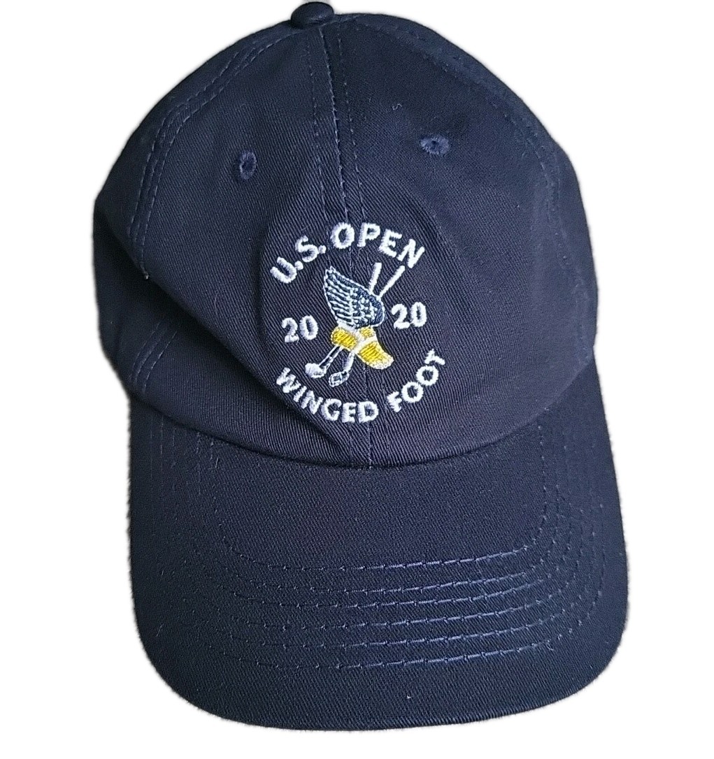 US Open 2020 Hat Cap Golf USGA Member Winged Foot Navy Adjustable Strapback
