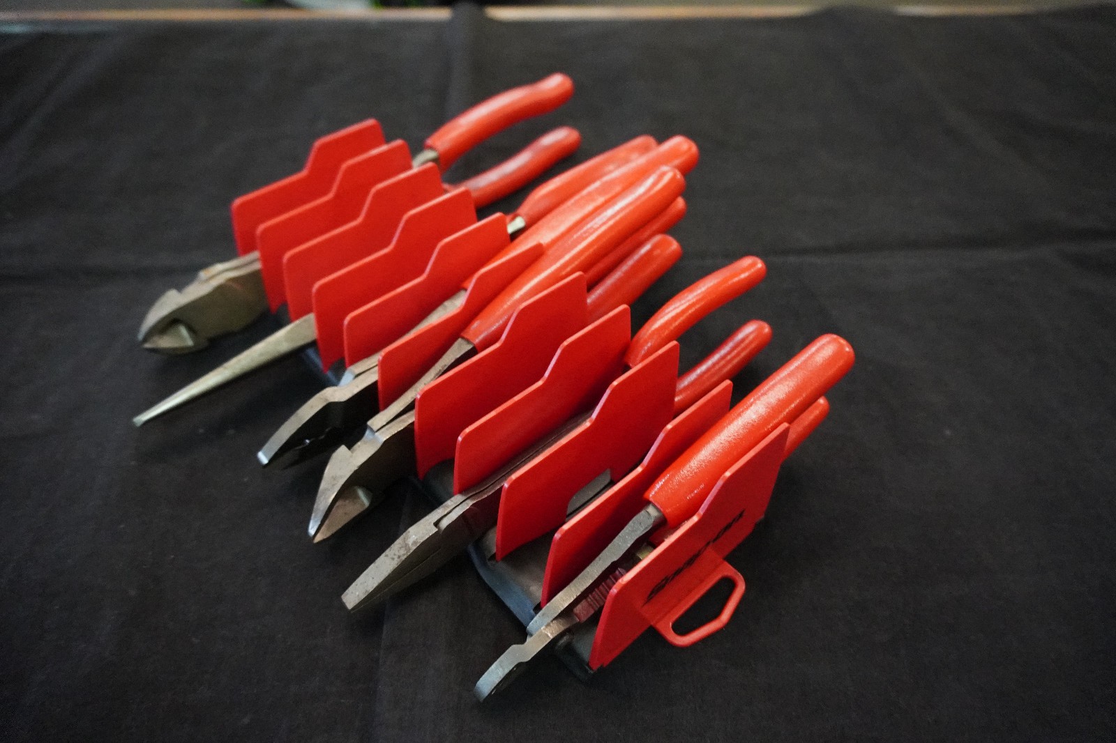 Snap On Tools PL600ES2RKO 6 PC Essential Pliers Set with Organizer