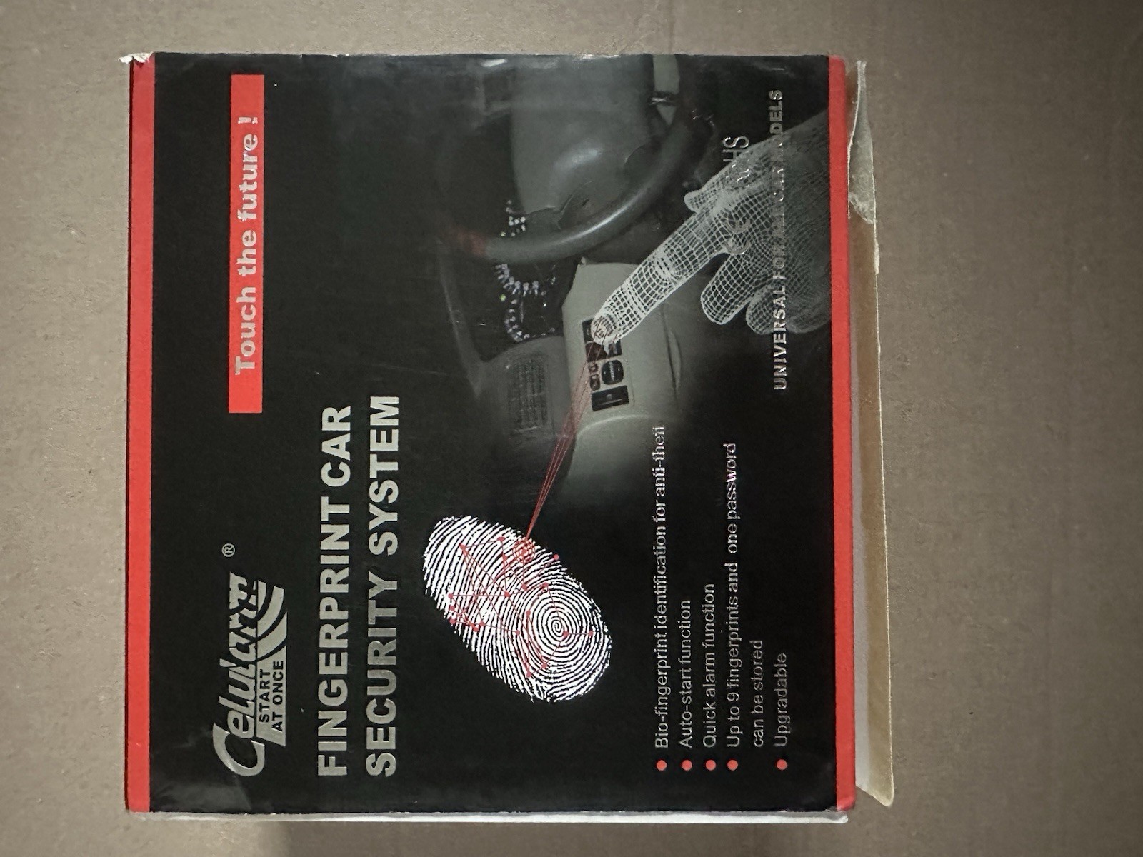 Fingerprint Car Security System Anti Auto-theft Remote Control