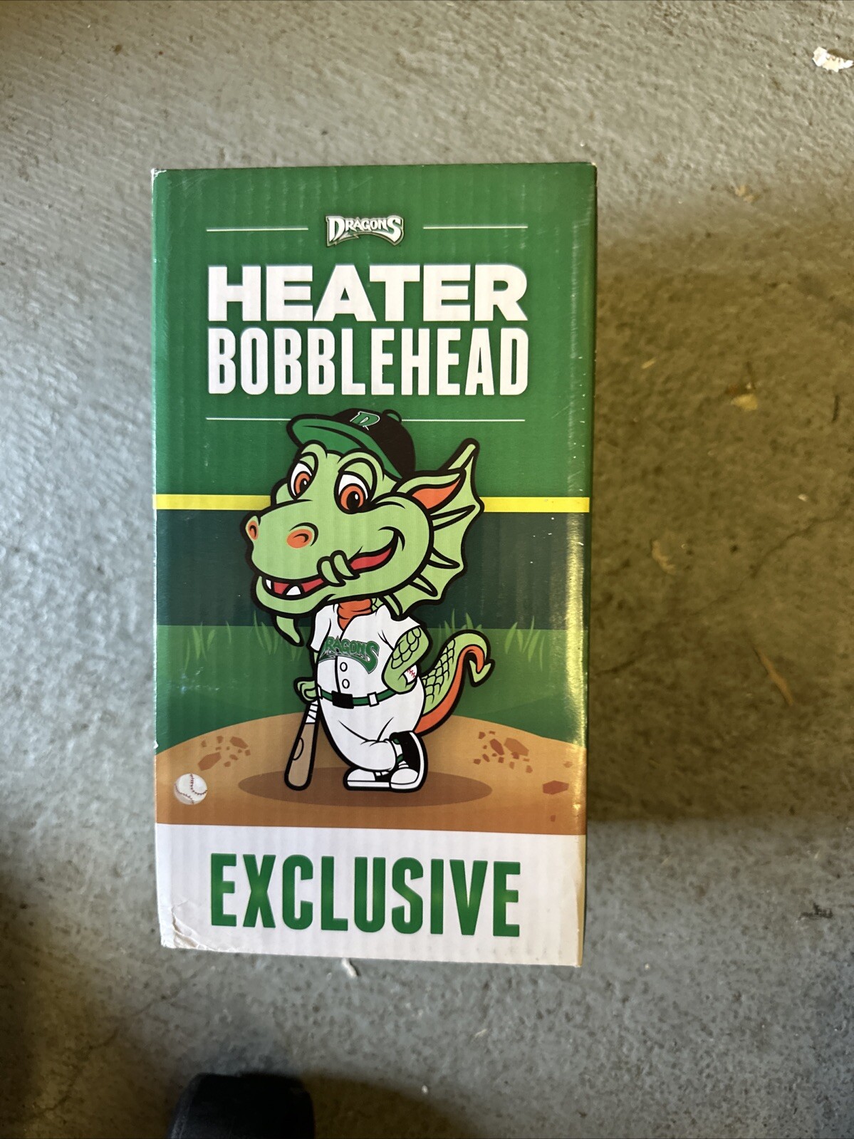 Dayton Dragons Heater Bobblehead 2001 Bobble Head Season Ticket Holders - New