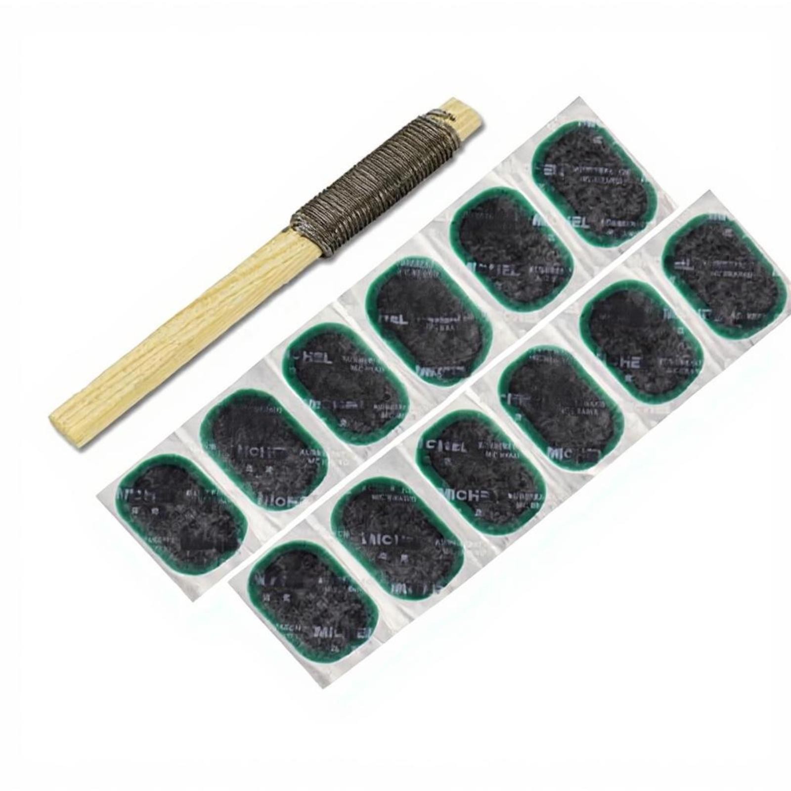 2-6pack Bike Kit, Inner Tube Patch, Vulcanizing Glue, Motorcycle, Ebike Large