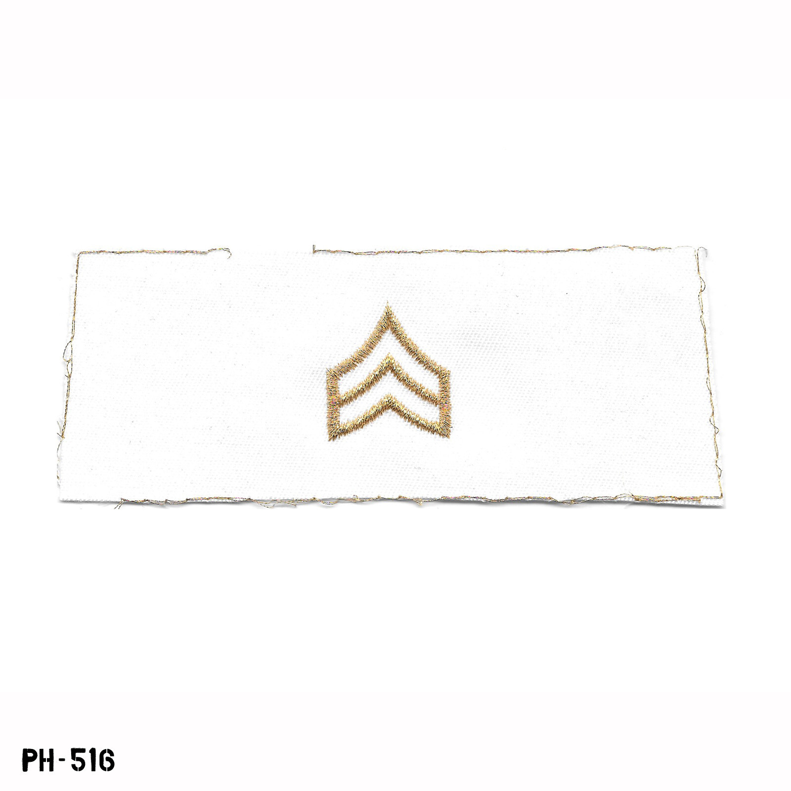 Sergeant SGT Insignia Patch ~ Sew On ~ Gemsco USA ~ NEW