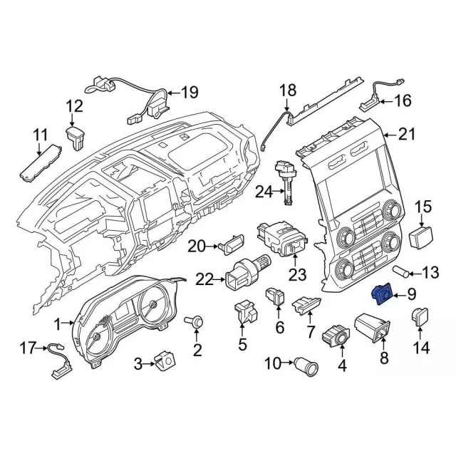 Genuine Ford Transfer Case Switch FL3Z14B166DA