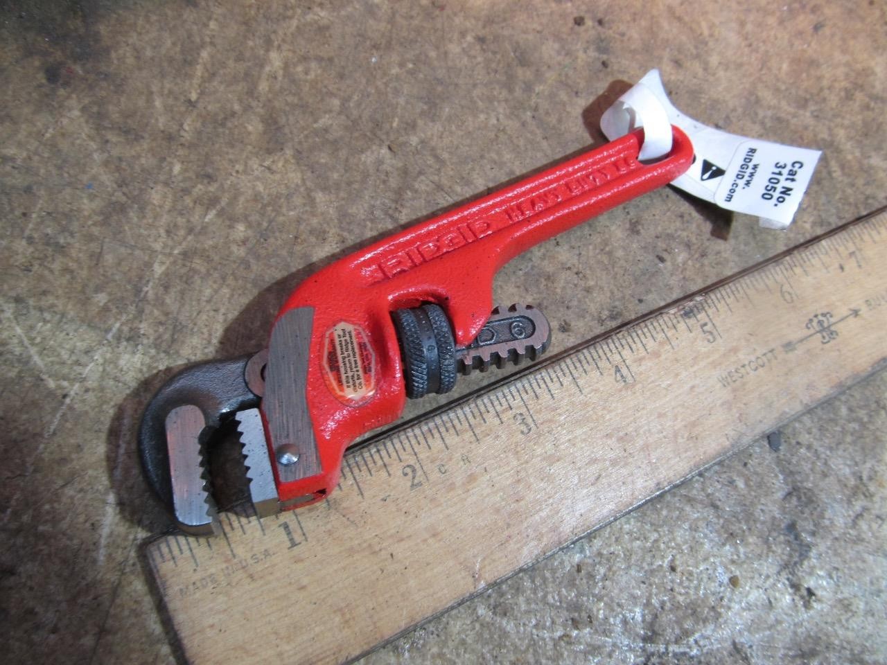 Ridgid E6 6 Inch HD End Pipe Wrench 31050