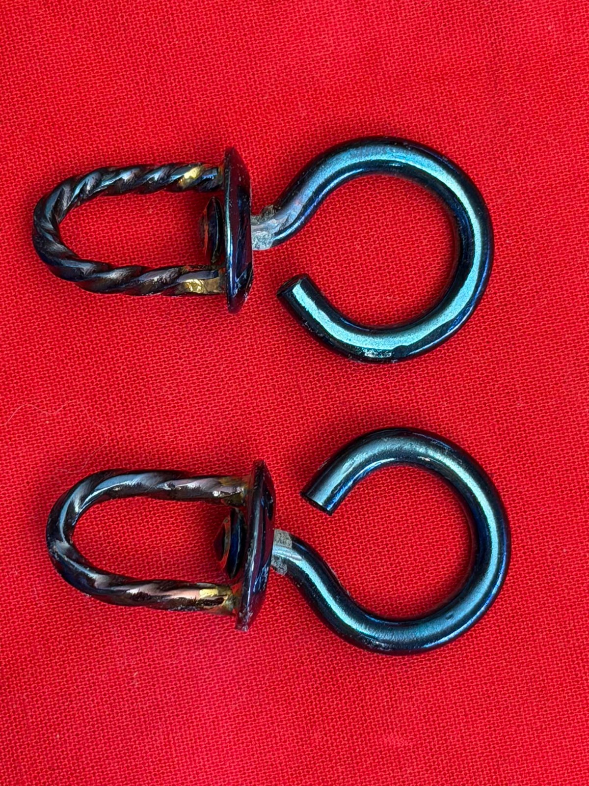 1 PR Cowboy Vaquero For Horse Bridle REIN CHAIN SWIVELS & HOOKS