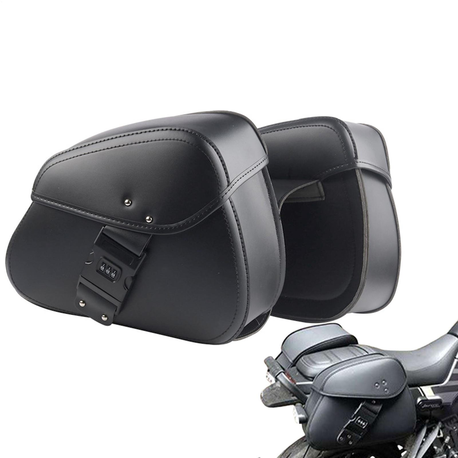 Motorcycle Saddlebags Side Luggage Saddle Bags For Honda Harley Suzuki Yamaha