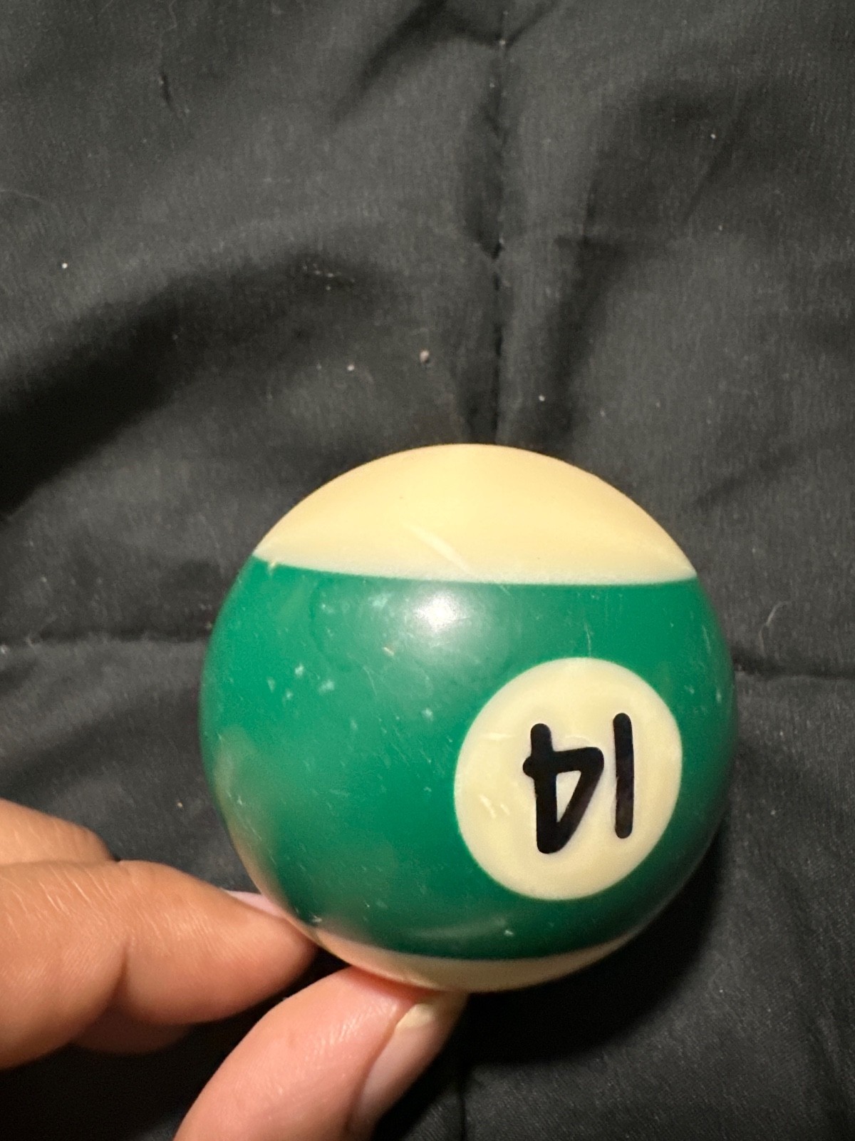 Replacement Billiard Pool Ball vintage green 14
