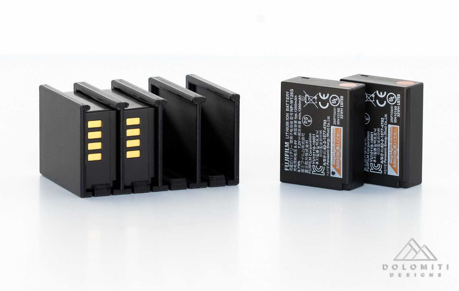 Battery Case for Fujifilm NP-W126 Batteries (3D Printed)