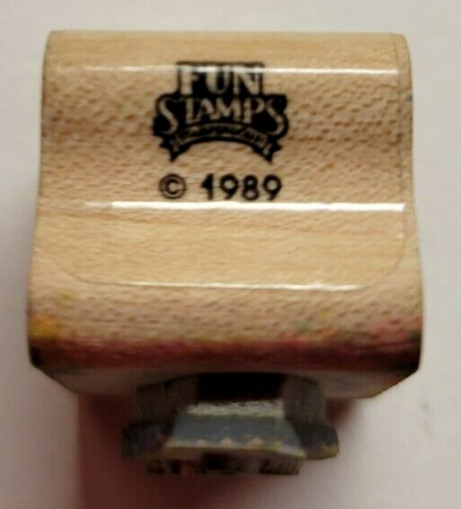 Wood/Rubber Stamp Leaf Motif