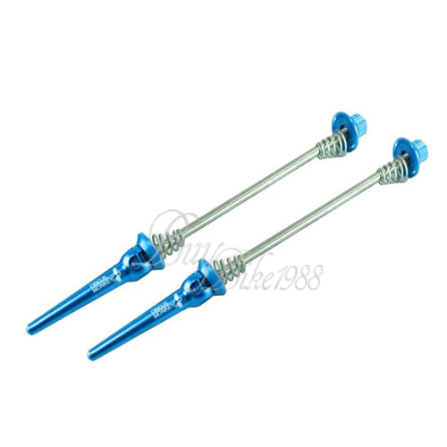 NEW Circus Monkey QR2 Hubset QR Skewer 100MM 135mm TI  MTB BIKE BLUE