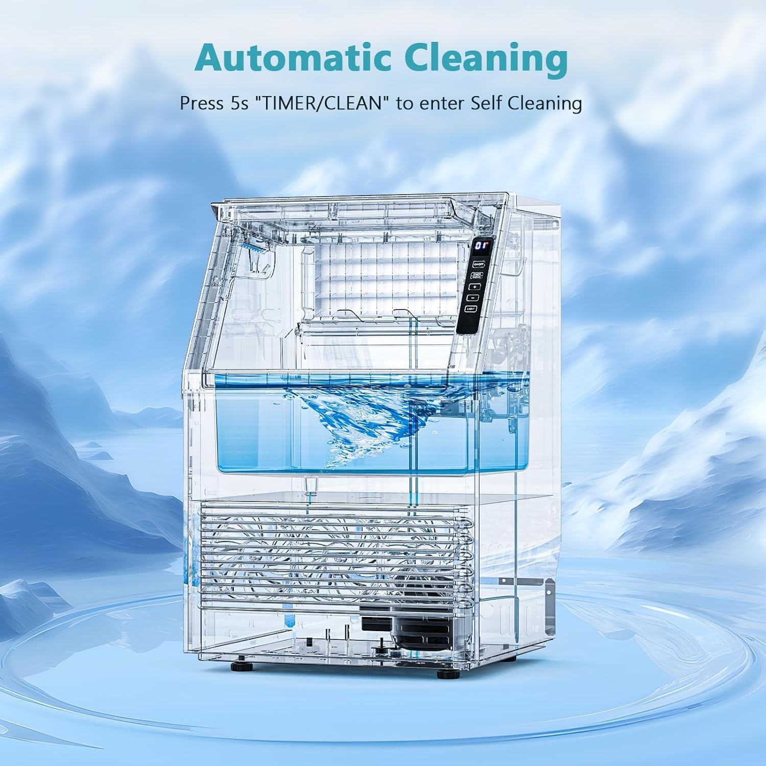 Stainless Steel Ice Machine for Bar/Cafe/Restaurant