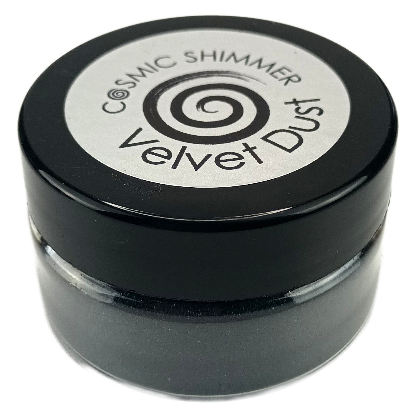 Cosmic Shimmer Velvet Dust 25ml-Midnight Black
