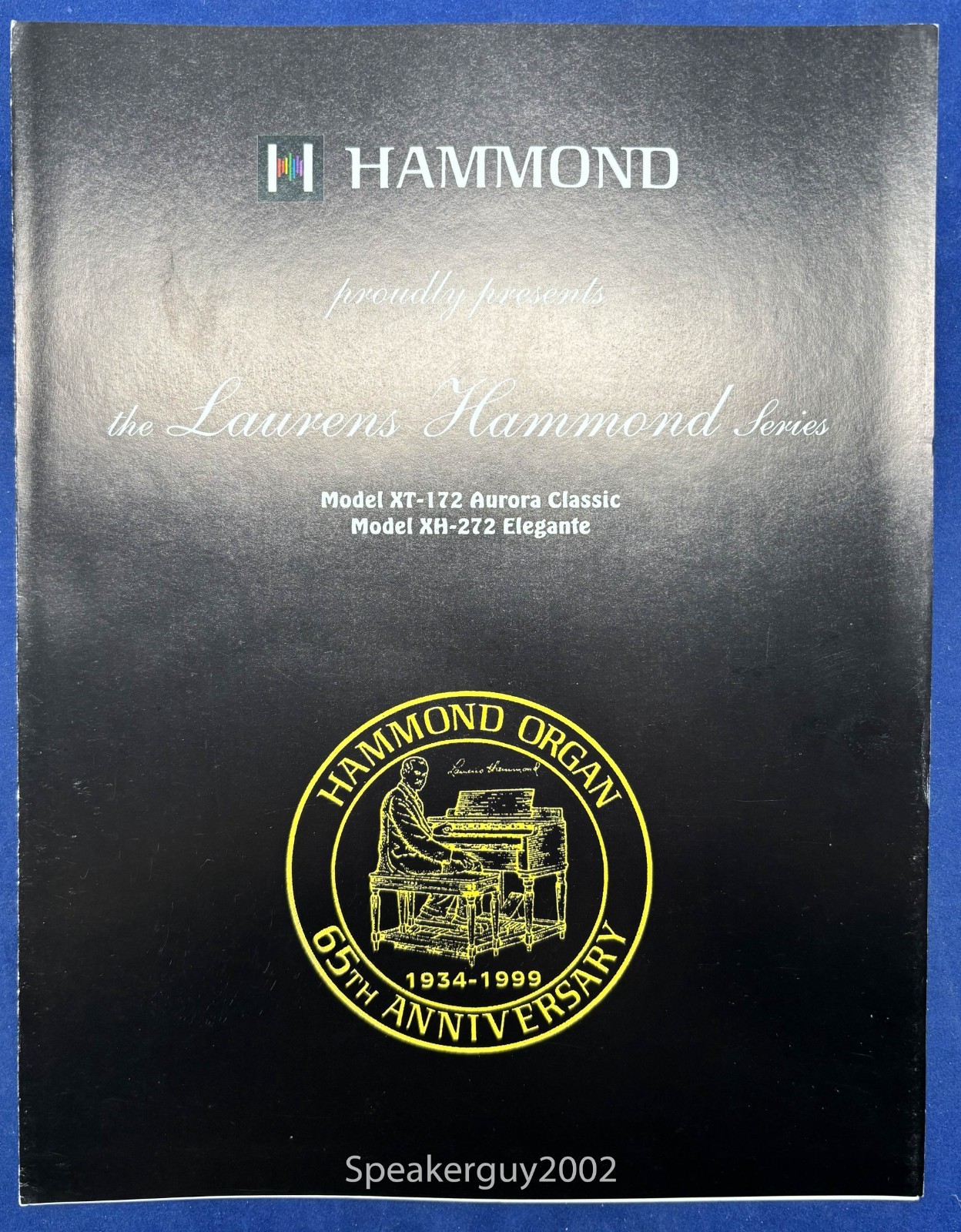 Original Hammond Organ Sales Brochure / XT-172 XH-272 - Laurens Hammond Series