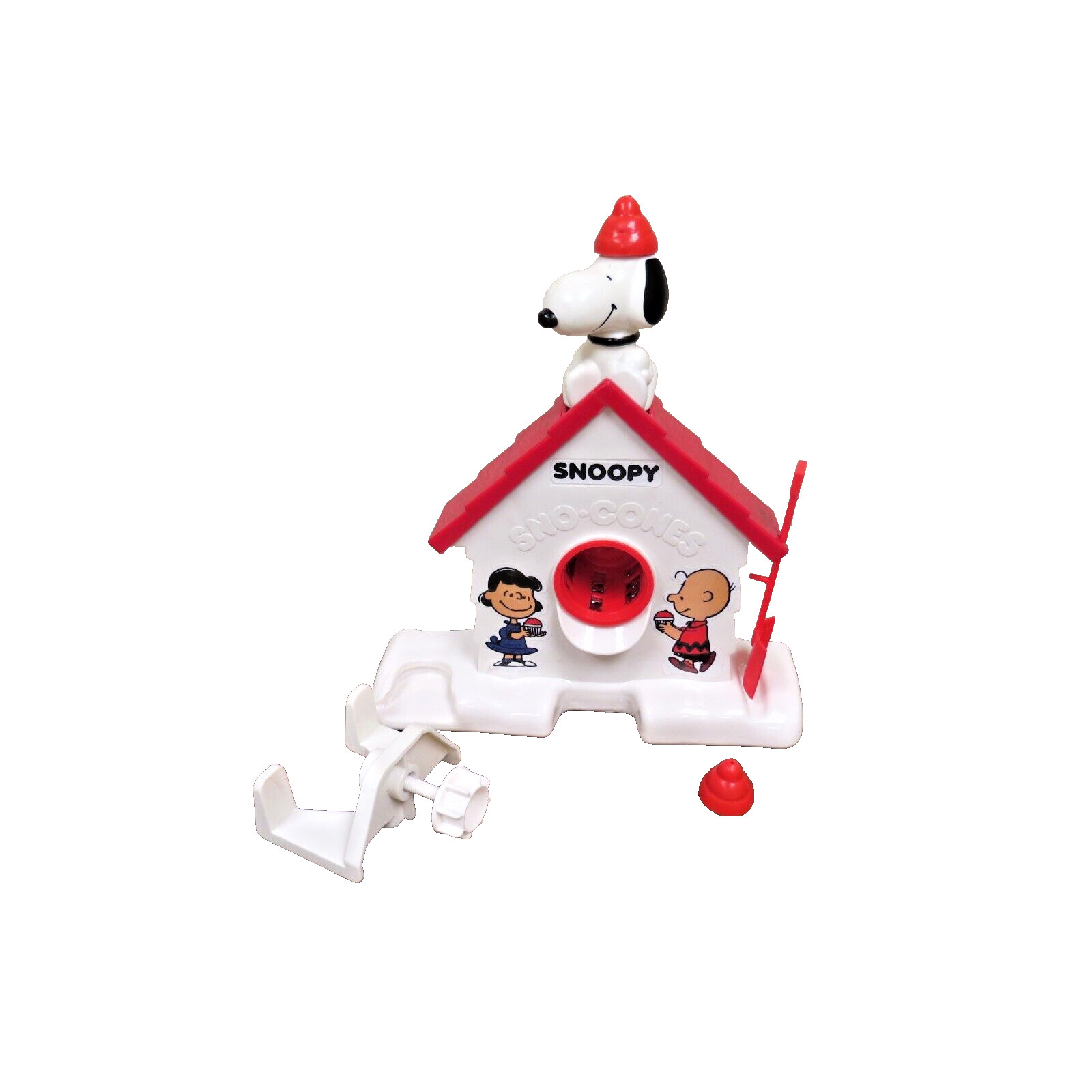 Vintage Snoopy Sno-Cones Shaved Ice Snow Cone Machine - Peanuts Charlie Brown
