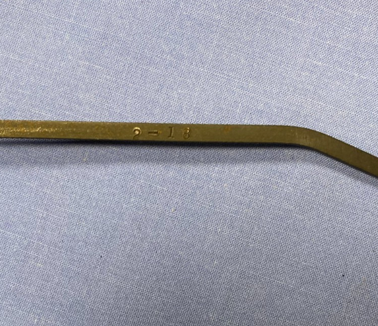 Vintage Dem-Bart Co Gunsmith Checkering Tool 2-18 with orig. Box