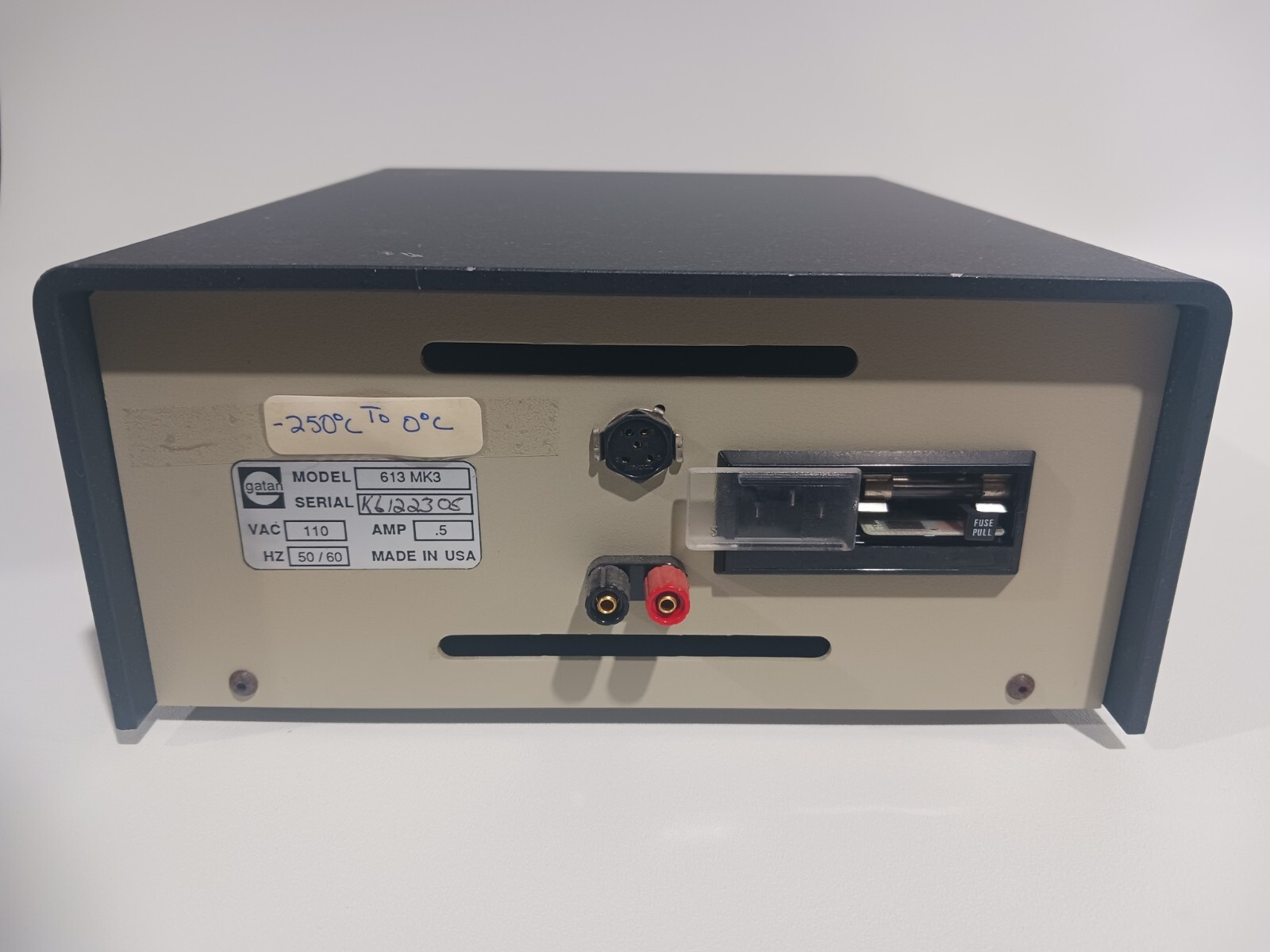 GATAN TEM Cold Stage Power Supply model 613 MK3