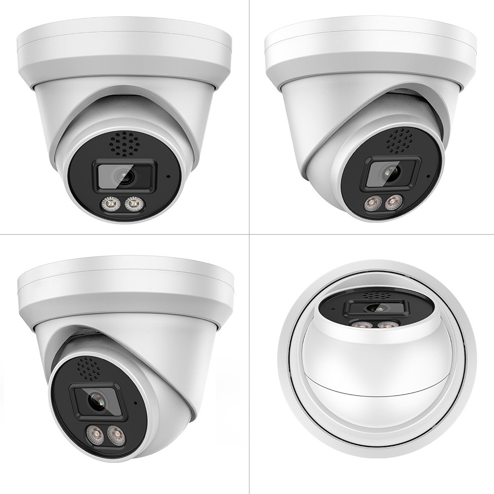 Vikylin 4K 8MP PoE Full Color Night Vision IP Camera Outdoor Metal 2 way Audio
