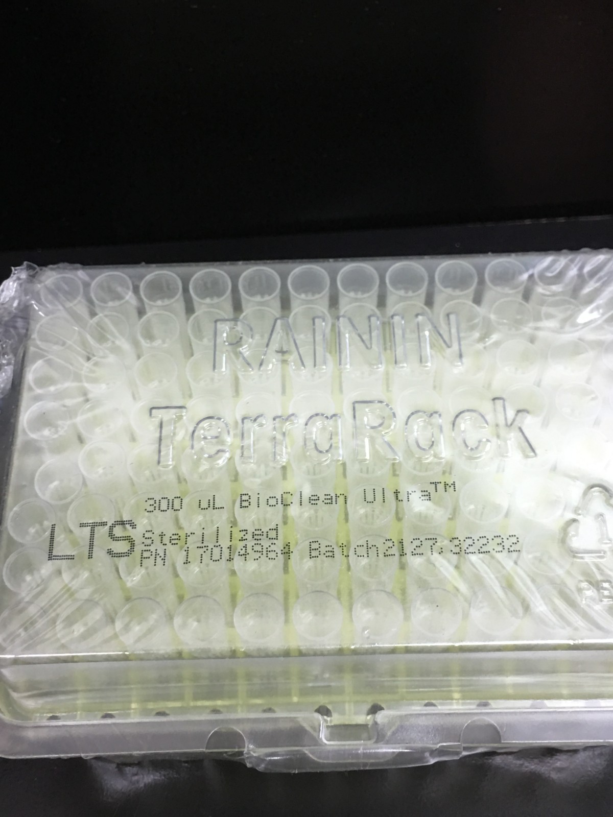 Rainin Cat No 17014964 LTS Terrapack Pipette Tips 300uL