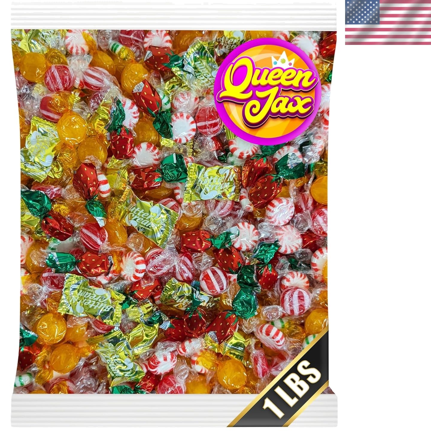 Delightful 1 lb Old Fashioned Hard Candy Assortment - Parties & Goodie Bags