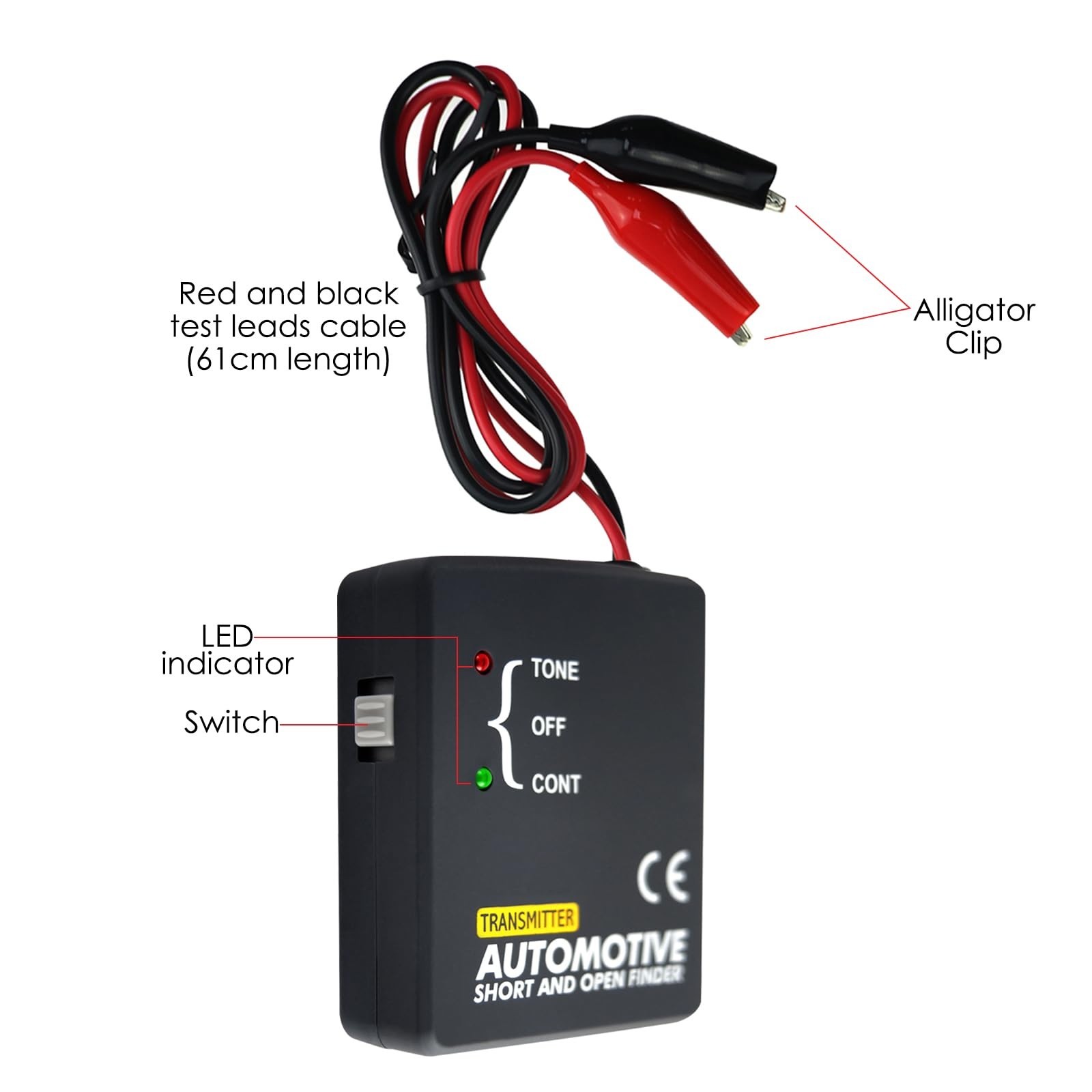 Electrical Circuit Tester Cable Tracker, Automotive Wire Tracer, Short/Open Find